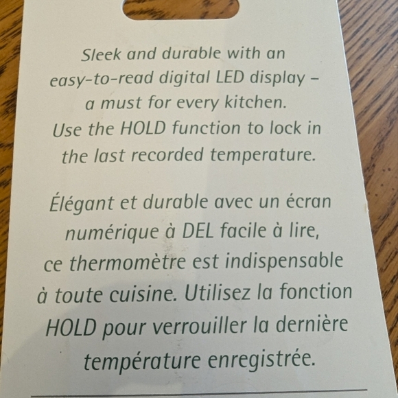 New PC Instant Read  digital Thermometer with case New in box. - Picture 8 of 10